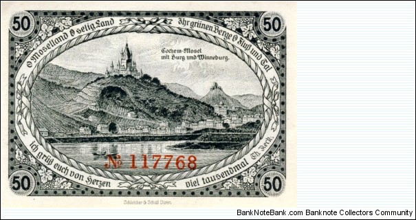 Banknote from Germany year 1921