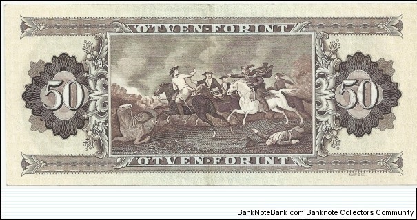 Banknote from Hungary year 1989