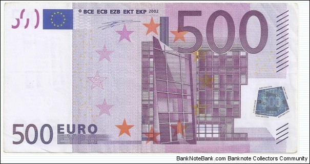 EU-BN 500 Euro 2002 (Germany)-2 Banknote