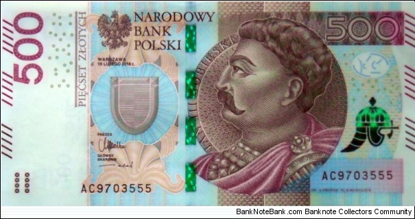 500 Złotych AC9703555 Banknote