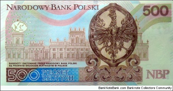 Banknote from Poland year 2016