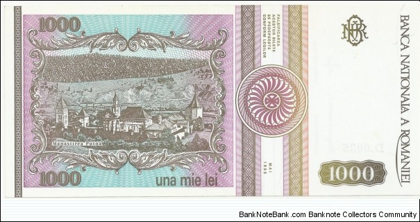 Banknote from Romania year 1993