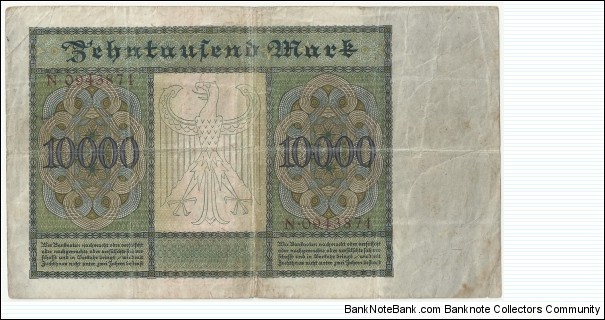 Banknote from Germany year 1922