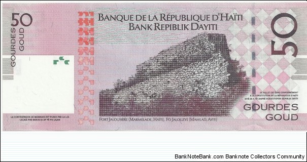 Banknote from Haiti year 2016