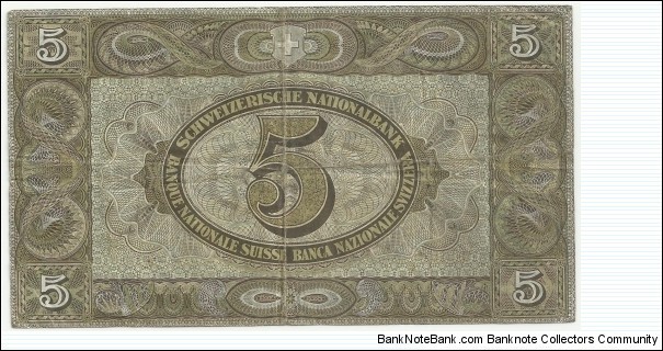 Banknote from Switzerland year 1949