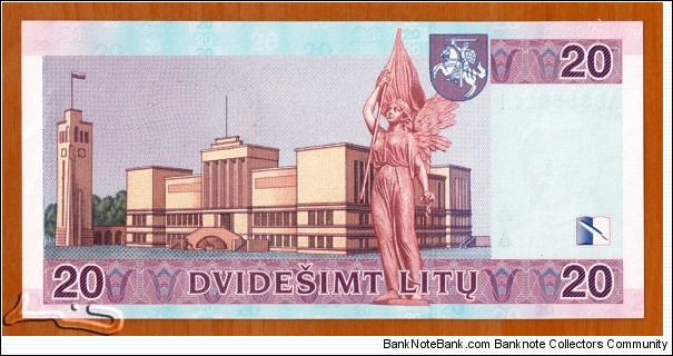 Banknote from Lithuania year 2001