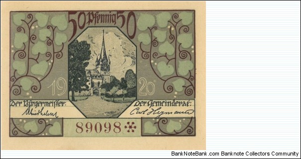 Banknote from Germany year 1920