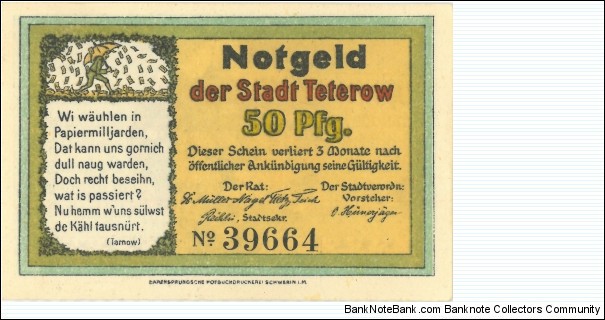 Notgeld Banknote