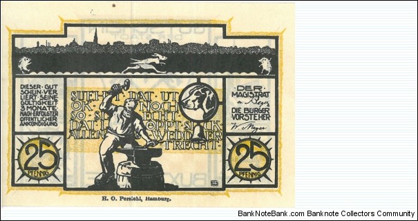 Banknote from Germany year 1921