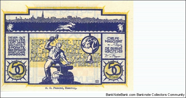 Banknote from Germany year 1921