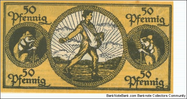 Banknote from Germany year 1918