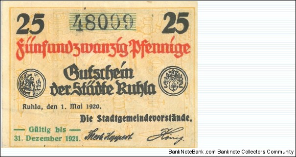 Notgeld Banknote