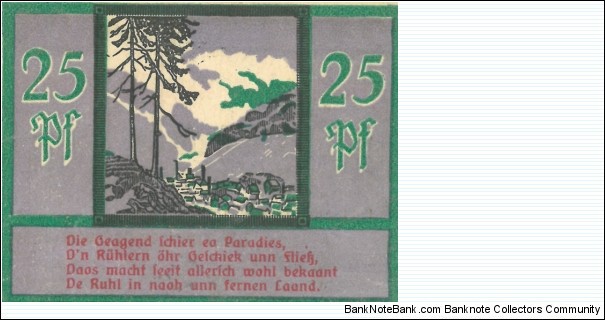 Banknote from Germany year 1920