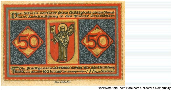Notgeld Banknote