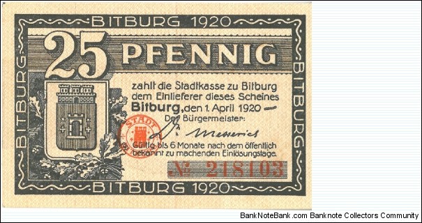 Notgeld Banknote