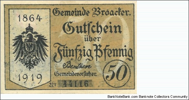 Notgeld Banknote