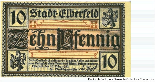 Notgeld Banknote