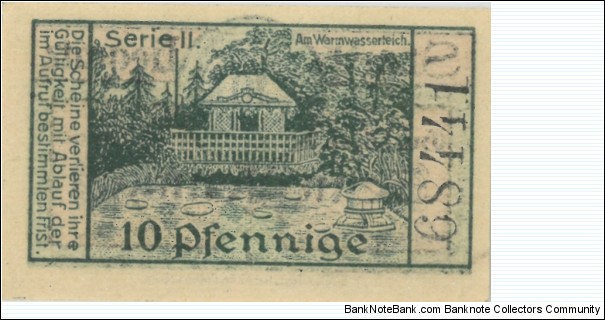 Banknote from Germany year 1920