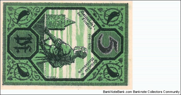 Banknote from Germany year 1921