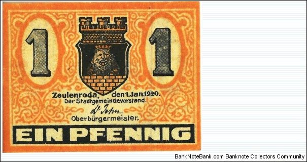 Banknote from Germany year 1920