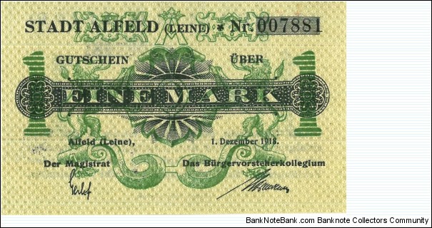 Notgeld Banknote