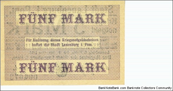 Banknote from Germany year 1918