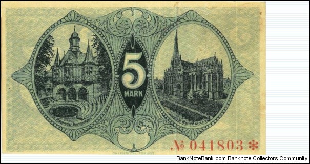 Banknote from Germany year 1918