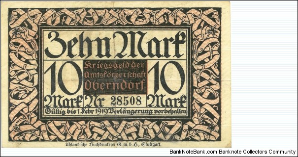 Notgeld Banknote