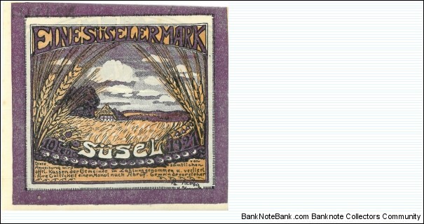 Banknote from Germany year 1921