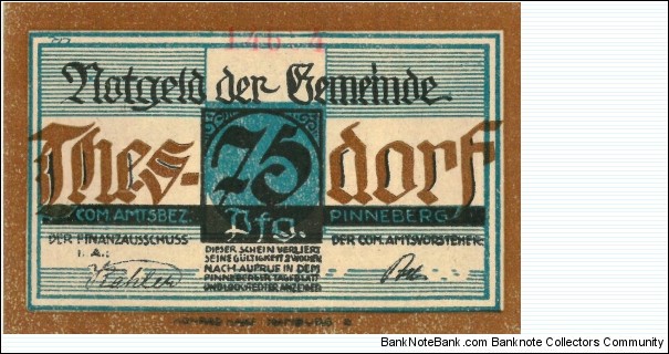 Banknote from Germany year 1921