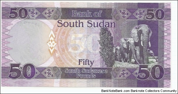 Banknote from Sudan year 2017