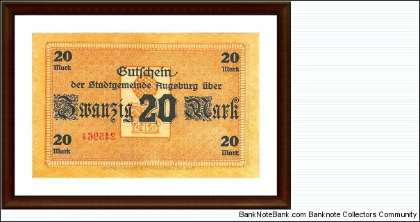 Banknote from Germany year 1918