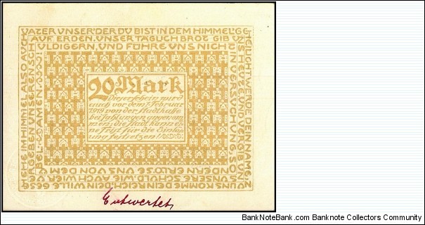 Banknote from Germany year 1918