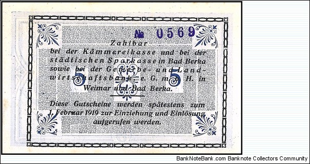 Banknote from Germany year 1918