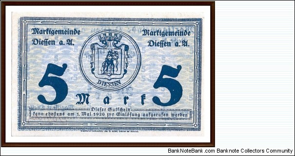 Banknote from Germany year 1919