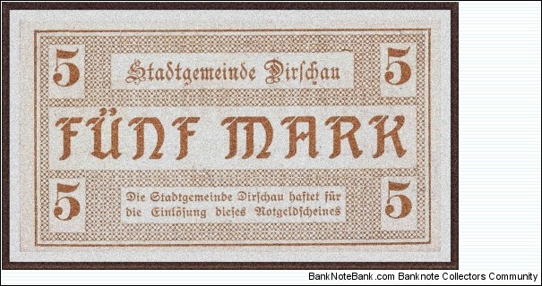 Banknote from Germany year 1918