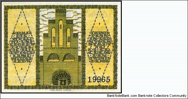 Banknote from Germany year 1921