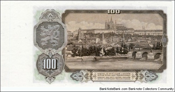 Banknote from Czech Republic year 1953