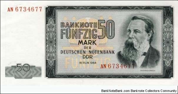 DDR 50 Mark Banknote