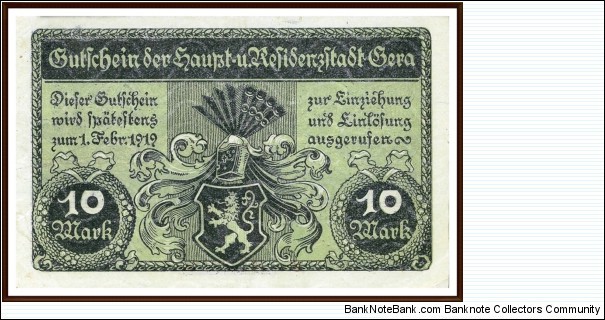 Notgeld Banknote