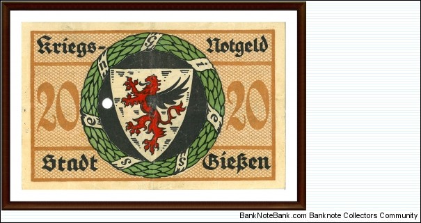 Banknote from Germany year 1919