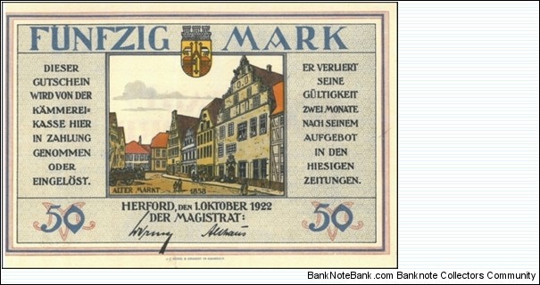 Notgeld Banknote