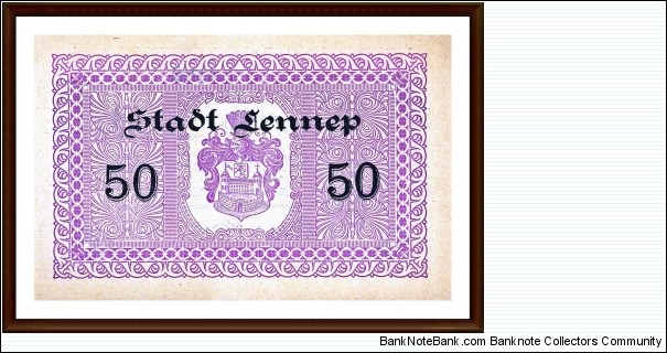 Banknote from Germany year 1918