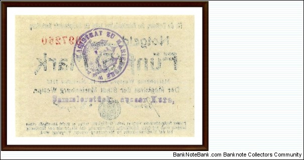 Banknote from Germany year 1918