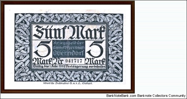 Banknote from Germany year 1918