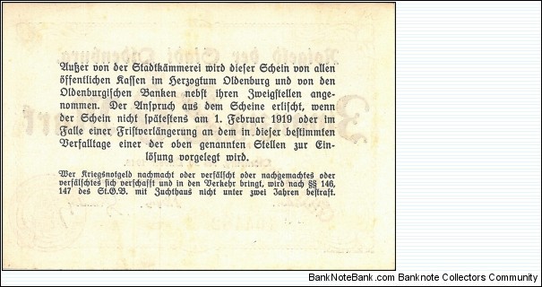 Banknote from Germany year 1918