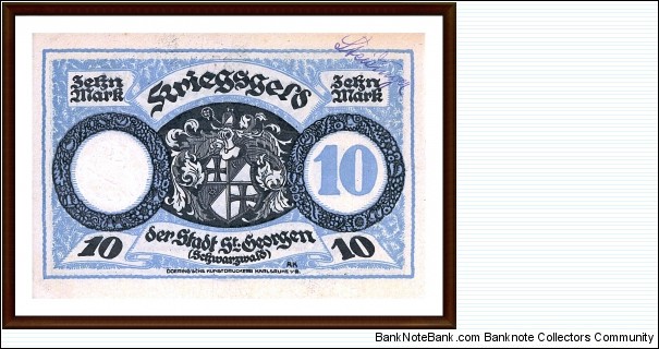 Notgeld
St. Genorgen Banknote