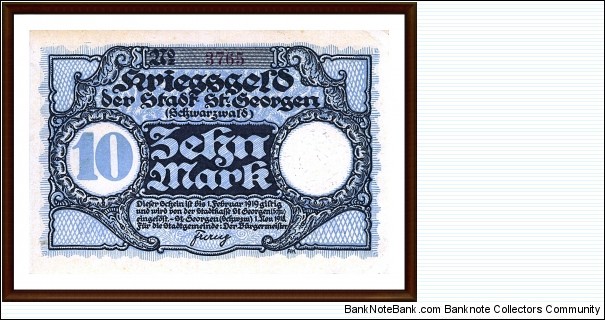 Banknote from Germany year 1918