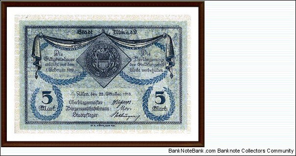 Banknote from Germany year 1918