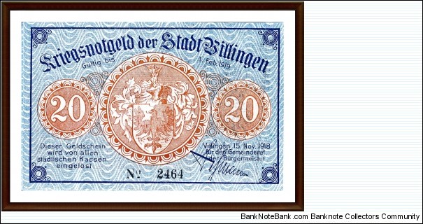 Banknote from Germany year 1918